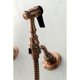 thumbnail image 4 of Grifo Kingston Brass Heritage de puente para montaje en pared con rociador, 4 of 9