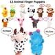 thumbnail image 2 of Set de 12 marionetas de dedo de animales UMEELR, 2 of 8