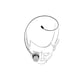thumbnail image 1 of Soporte para lupa Bergeon 5461 de alambre de acero inoxidable para todas, 1 of 1