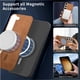 thumbnail image 3 of Magnetic Slim Case for Samsung Galaxy S23 Plus with Camera Guard & Anti-Scratch Back Brown, 3 of 6