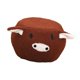 thumbnail image 4 of Reposapiés De Animales Para Cambiar Zapatos Con Asiento Acolchado Para Sala De Estar Oficina Ni?os Cerdo Marrón, 4 of 5