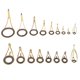thumbnail image 5 of El anillo de cerámica del ojo de la guía de la ca?a de pescar del acero inoxidable 17pcs suena la línea, 5 of 5