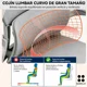 thumbnail image 3 of Silla Oficina Escritorio Ergonomica Norplat Lumbar Ultraflex Gris Claro Y Blanco Malla, 3 of 12
