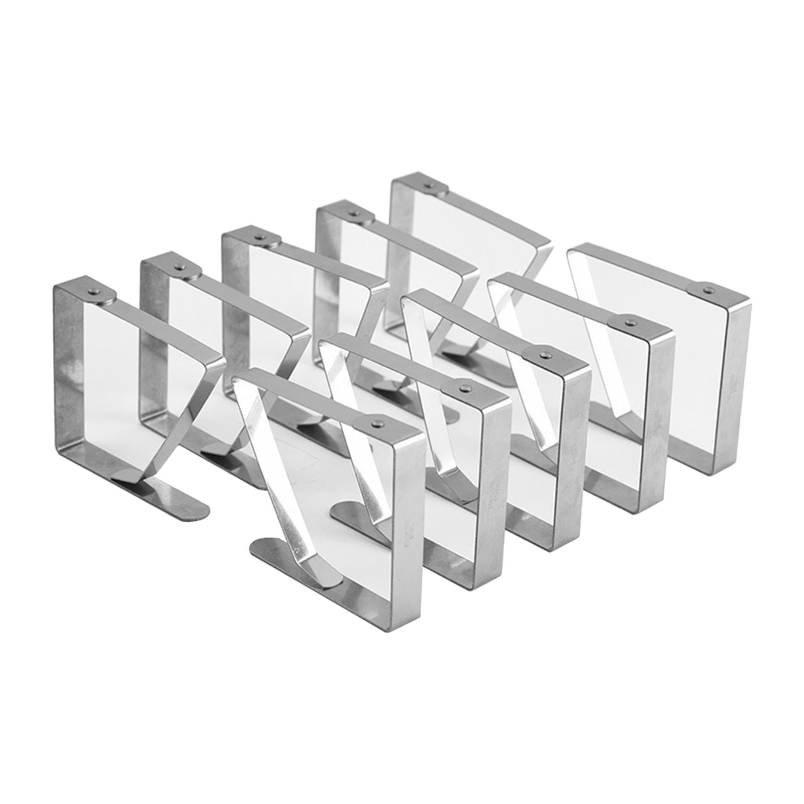 Bothyi - 10 Abrazaderas Para Mantel De Acero Inoxidable Para Restaurante, Camping, Boda.