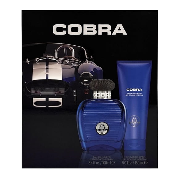 Set de Perfume y Gel de Ducha Shelby Cobra Azul M 100ml EDT 150ml HBW