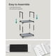 thumbnail image 5 of Estante para zapatos SONGMICS de 10 niveles que ahorra espacio, gris, 5 of 9