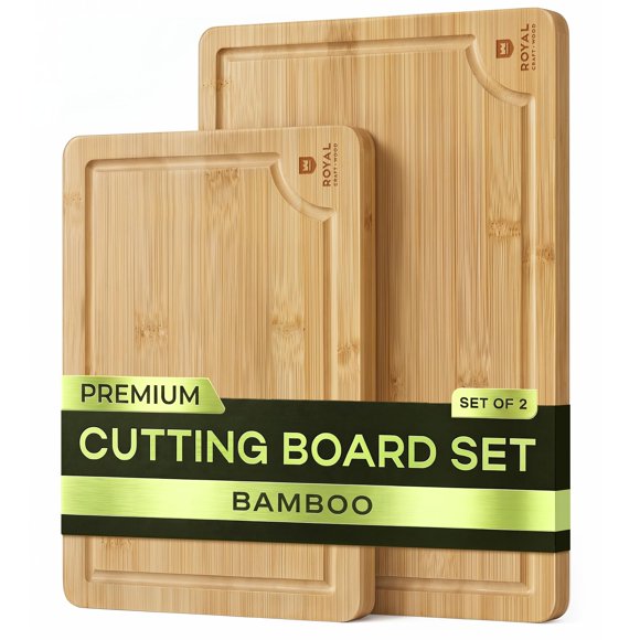 Juego de 3 tablas de cortar de bambú ROYAL CRAFT WOOD