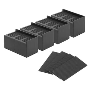 Bothyi - Almohadillas Antideslizantes Para Pies, Cama, Sofá, Sillas, Pies, Cubierta Para Gabinete, Mesa, Marco De Cama, 2 Pulgadas