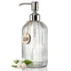 thumbnail image 1 of Dispensador De Jabón De Vidrio Transparente De 500 Ml Con Bomba De Acero Inoxidable, 1 of 8