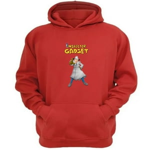 Genérico - Polerón Canguro Inspector Gadget Rojo Talla Xs Unisex