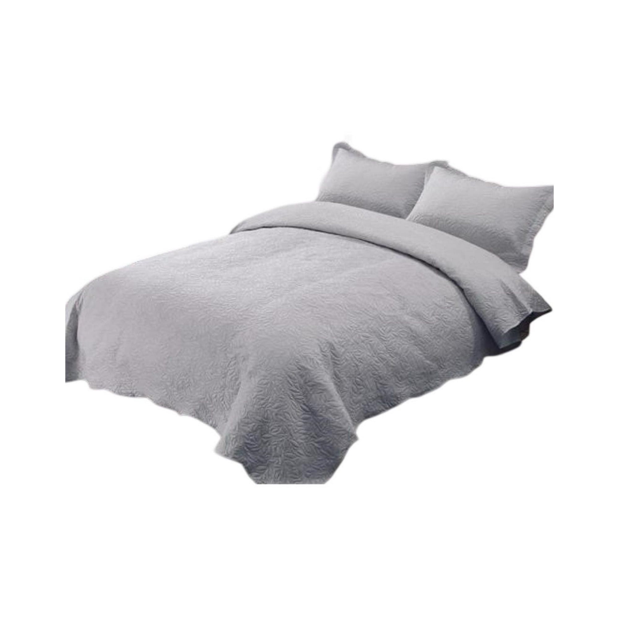 Genérico - Cubrecama Quilt 2 Plazas+2 Fundas Verano Unicolor 13n03