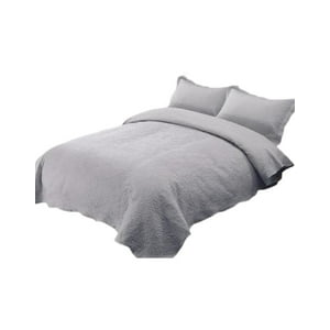 Genérico - Cubrecama Quilt 2 Plazas+2 Fundas Verano Unicolor 13N03
