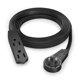 thumbnail image 1 of Cable de extensión Maximm Cable, enchufe plano giratorio de 360° de 10 pies, 1 of 9