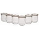 thumbnail image 1 of Jalea Jelly Jar WECK 762 Tulip Mini, 150 ml, 6 anillos, 12 pinzas, paquete de 6, 1 of 3