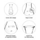 thumbnail image 3 of Jarra Bormioli Rocco 1000 ml de Vidrio con Relieve, 3 of 8