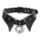 thumbnail image 4 of Collar De Gargantilla Estilo Rock Collar De Cuero De PU De Moda Para Niñas Cosplayer Negro, 4 of 4