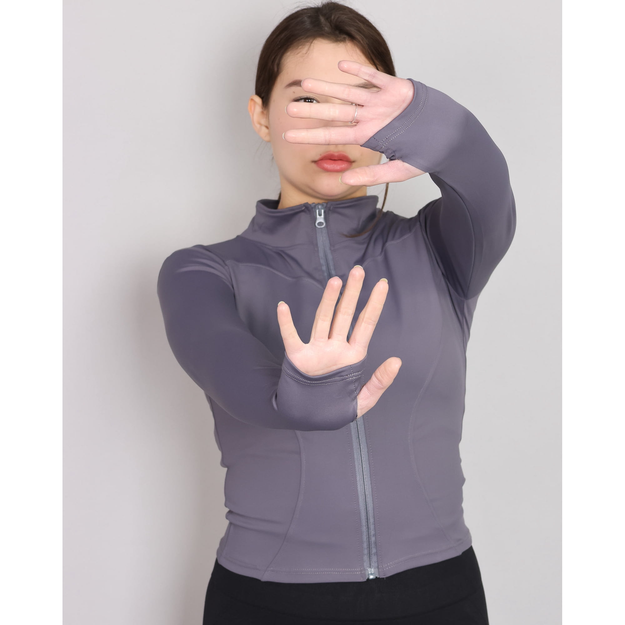 Flix Spa - Chaqueta Fitness Mujer Cierre Frontal Ajustada