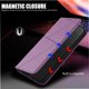 thumbnail image 4 of Funda Cartera Magnética para Motorola MOTO G86 Protección Antichoque con Ranuras Morado, 4 of 6