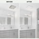 thumbnail image 5 of Cubierta de ventilación para baño Fittes Flush Exhaust Mount 36 x 36 cm, paquete de 2, 5 of 9