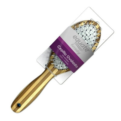 Cepillo De Pelo Ovalado De Madera 1 Un Equate