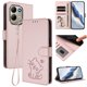 thumbnail image 2 of Xiaomi Redmi 17 4G/5G Funda Billetera con Estampado de Gato, Rosa, 2 of 6