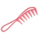 thumbnail image 2 of Peine De Dientes Anchos Mini Para Desenredar Cabello Húmedo O Seco Rizado Mojado Ondulado Cabello Grueso Rojo, 2 of 5