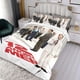 thumbnail image 3 of 12 Hombres Sin Piedad Conjunto de sábanas temático, trío de piezas, cómodo y amigable con la piel, diseño único, regalo de decoración para el hogar para familiares, amigos y fans,173cm *218cm, 3 of 6