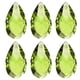 thumbnail image 1 of Uxcell K9 Cristales Colgantes Cuentas en Forma de Lágrima, Paquete de 6 Prismas de Candelabro de 38mm Partes de Cuentas Colgantes para Lámpara DIY para Decoración de Artes y Manualidades, Verde Oliva, 1 of 7