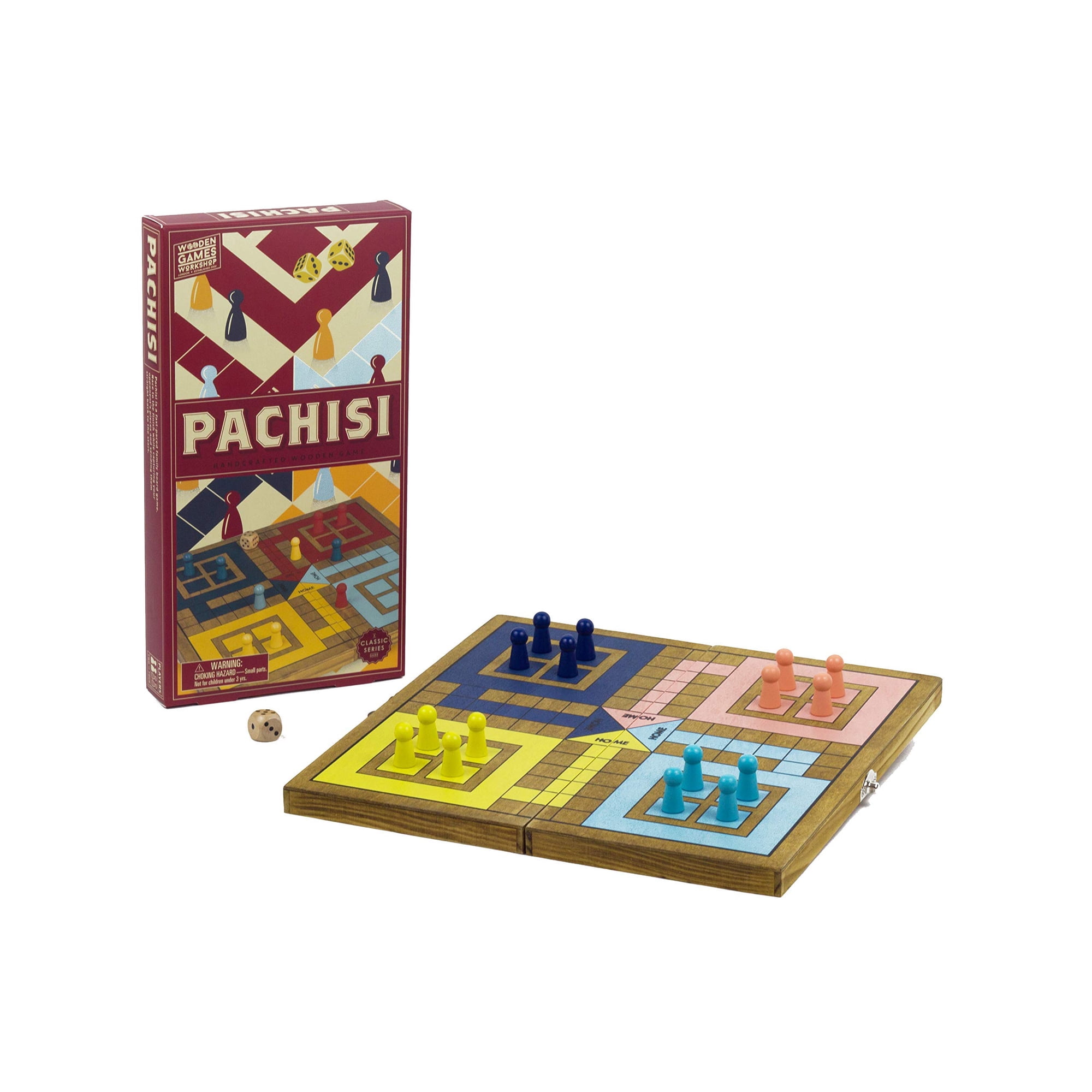 Juego De Mesa Professor Puzzle Pachisi Wooden Family Classic