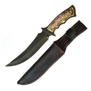Genérico - Cuchillo Parrillero Cocina Mapache Black Ab42 Canivete Cortapluma Cuchillo Faca Hoja Chaira - Charrasca - Cortaplumas - Cuchilla - Cuchillo - Daga - Faca - Hoja - Machete
