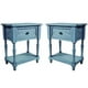 thumbnail image 1 of Set 2 Veladores Librero Ashford 1 Cajón Azul, 1 of 3