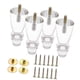 thumbnail image 4 of Patas Acrílicas Para Muebles, Patas De Sofá DIY De 4 Pulgadas Para Tocador, Banco, Mesita De Noche, 4 Uds., 4 of 5