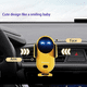 thumbnail image 4 of Cargador Inalámbrico para Coche - Sujeción Automática Inteligente, para iPhone y Samsung Para Montaje en Ventilación y Salpicadero - amarillo, 4 of 6
