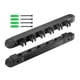 thumbnail image 2 of 6 Pool Billiard Pool Cue Rack Hanging Cue Clips Stand Barras de almacenamiento de madera Organizador Pool Holder para sala de juegos, jugadores, 2 of 5