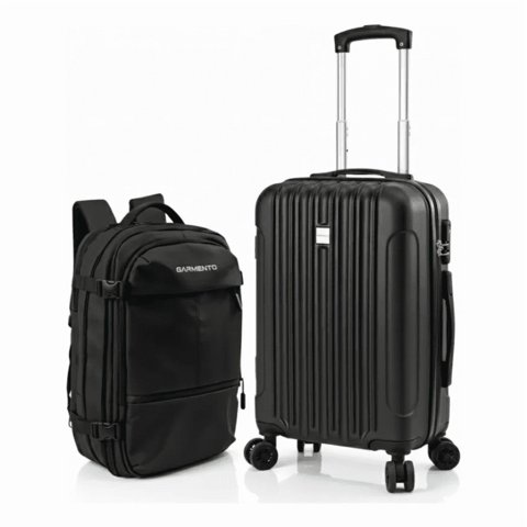 Set Maleta Garmento 10Kg + Mochila Impermeable 32L Usb