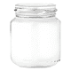 thumbnail image 2 of Frasco conservero vidrio 260 cc 66 mm 18u, tapa blanca, 2 of 3