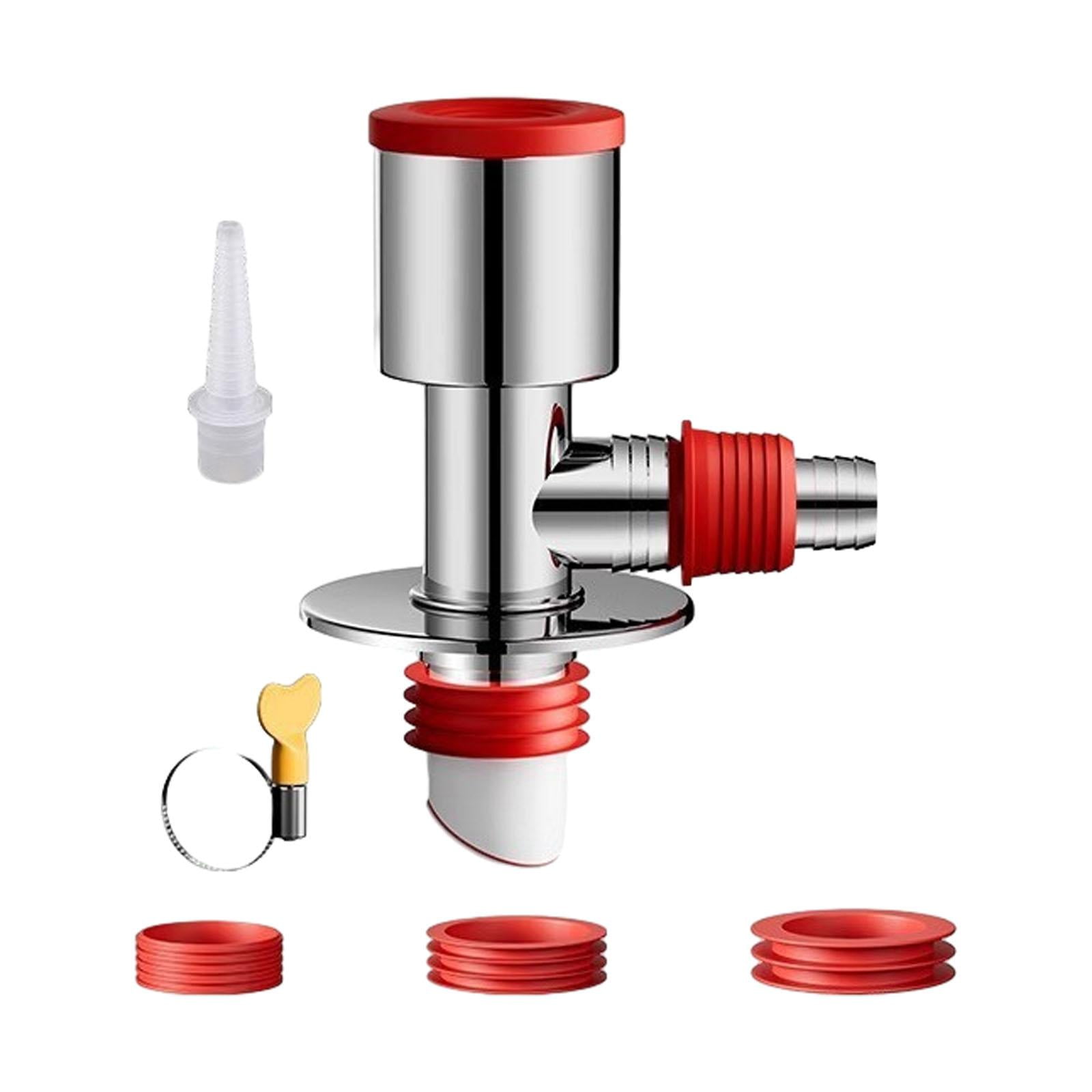 Bothyi - Conector De Drenaje De Lavadora De Tres Vías Para Lavadora De Baño Recto