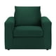 thumbnail image 1 of Sofa Kendy 1c Felpa 30 Verde Botella, 1 of 5