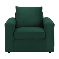 Bodevir - Sofa Kendy 1C Felpa 30 Verde Botella