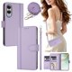 thumbnail image 2 of Samsung Galaxy S25 Edge Funda Billetera con Cierre Magnético, Morado Claro, 2 of 6