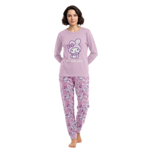 Pijama Largo Mujer Algodón Invierno My Melody C6