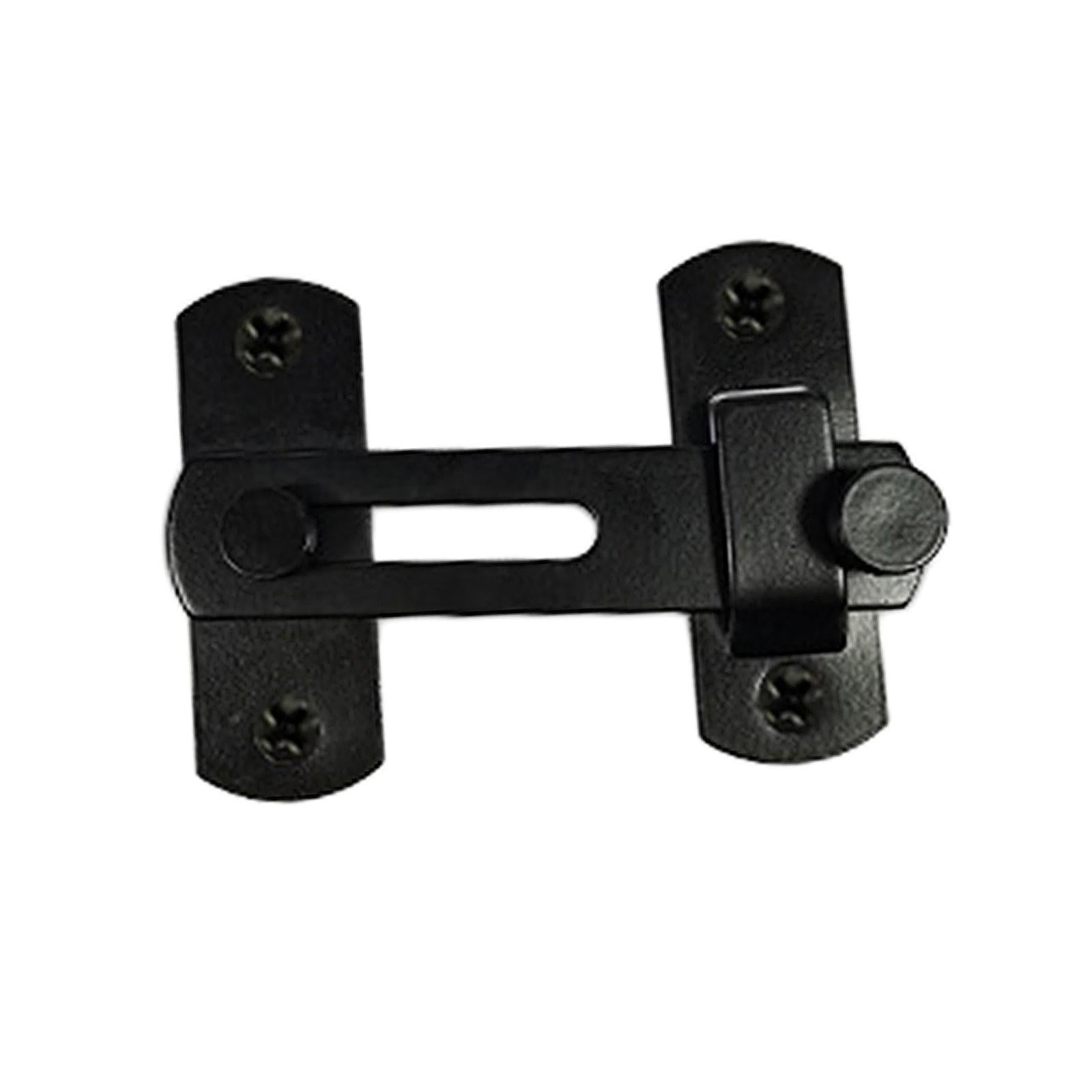 Bothyi - Pestillo Para Puerta De Granero, Pestillo Para Puerta De Cobertizo, Para Ventanas, Baño, Negro