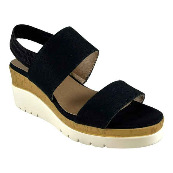 Sandalia Soul Naturalizer Mujer Gogo Memory Foam negro 35.5