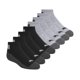thumbnail image 1 of Calcetines PUMA Quarter Crew para niños, paquete de 8, negros y grises, de 7 a 8 años, 1 of 3