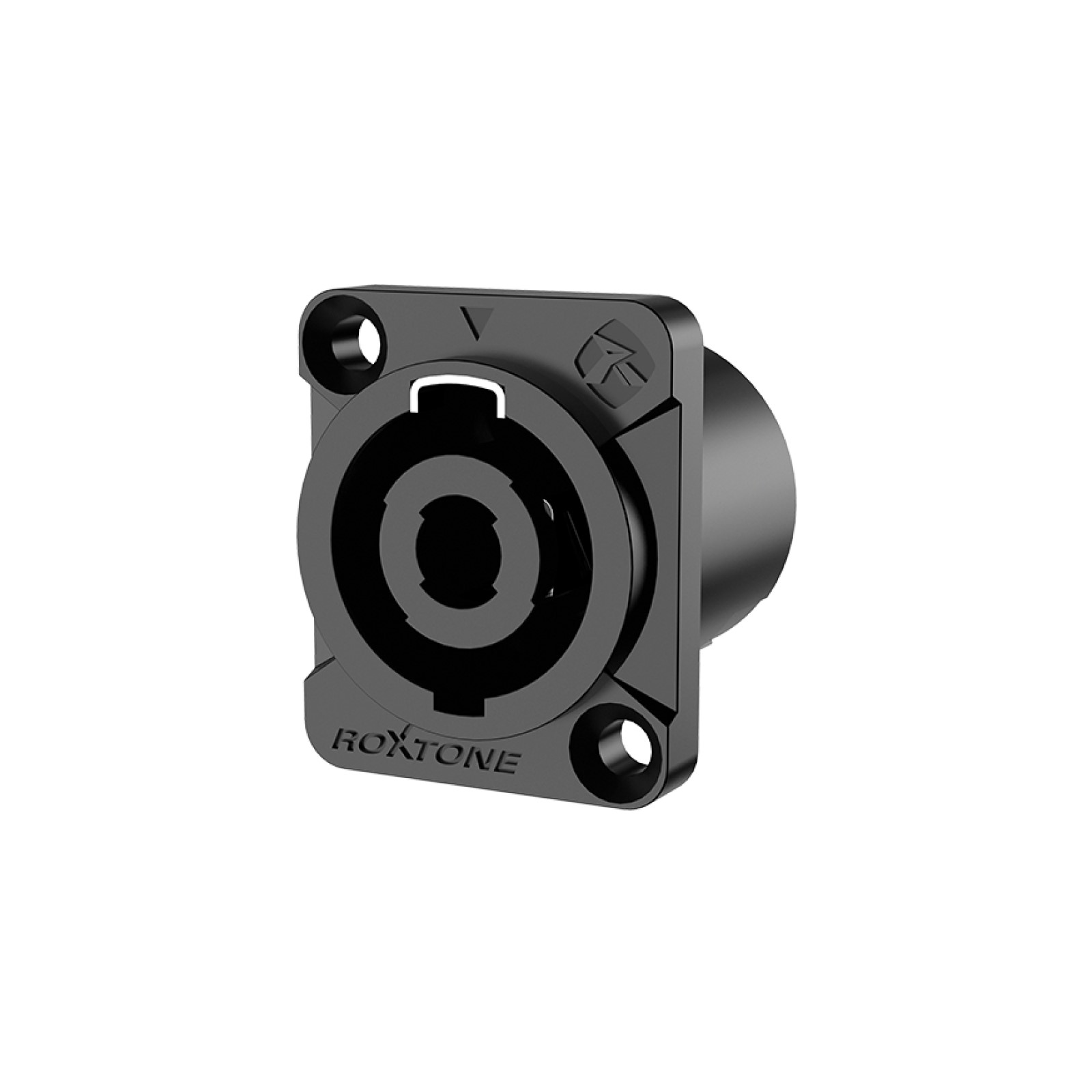 Roxtone - Conector De Speakon Macho Para Chasis 4 Polos