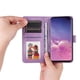 thumbnail image 3 of Funda tipo cartera FOXDOCK para Samsung Galaxy S10 Plus , diseño girasol en relieve, cuero PU, cierre magnético, soporte y tarjetero, 3 of 5