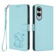 thumbnail image 1 of Funda de Gato tipo Libro para Samsung Galaxy S25 Edge, Verde Claro, 1 of 6