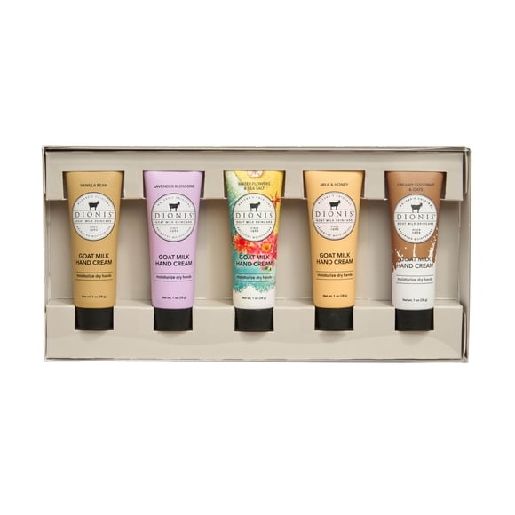 Crema de manos Dionis – Set de regalo 5×28 g con fragancia