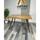 thumbnail image 2 of Mesa Rustica Rectangular 120 Cm Base Negra, 2 of 4