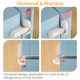 thumbnail image 4 of Cerradura para nevera SAFELON, 2 unidades, de seguridad para bebés, color blanco, 4 of 8